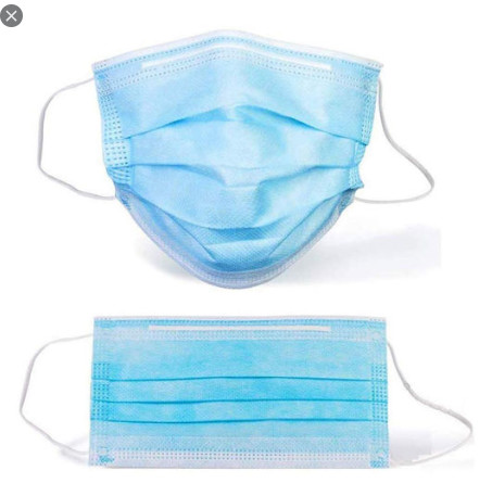 Buy Breathable 3 Ply Disposable Face Mask With Adjustable Noise Piece at wholesale prices