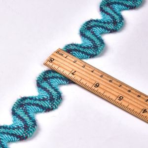 Garment Polyester 2cm Lace Zig Zag Ribbon Trim