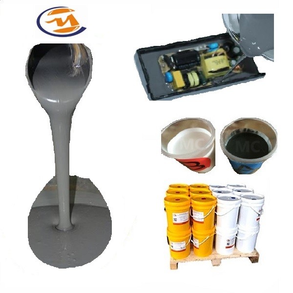 Buy Grey Electronic Potting Silicone Rubber Compound Flame Resistant Encapsulant Silicone at wholesale prices