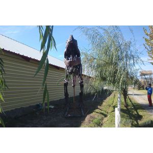 Vivid Complete Dinosaur Fossil Skeleton Bones For Science And Technology Museum