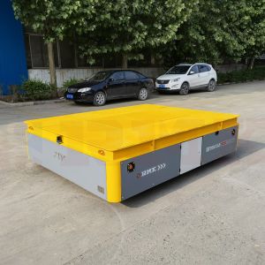 10 Tons Steerable Transfer Trolley With Hydraulic Lifting Table