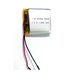 Li-ion Polymer 603030 500mAh 3.7V With PCM