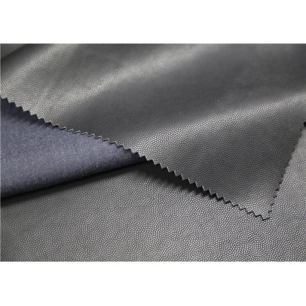 Buy 320 Gsm Polyurethane Leather Fabric , Handfeeling Synthetic Leather Fabric at wholesale prices