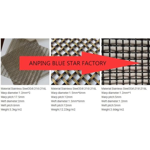 Long Slot Double Crimped Wire Mesh , Heavy Duty Wire Mesh Screen Abrasion Resistance