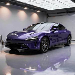 OEM / ODM Gloss Chameleon Wrap Blue Red Chameleon Wrap For Car HYH1002