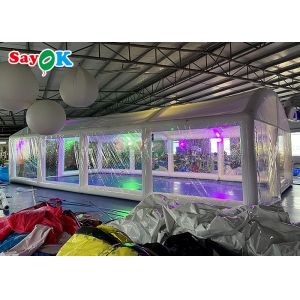 Airtight Inflatable Pool Cover Transparent Inflatable Swimming Pool Bubble Tent