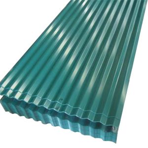 China Wave Type Prepainted Corrugated Steel Sheets Colorful 750mm-1500mm Width on sale