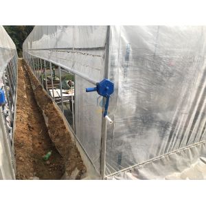 Long Life Span PE PO Plastic Film Roll Up Vents Tunnel Green Houses for