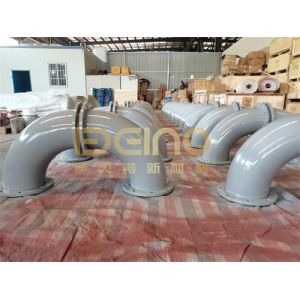 Metal Wear Resistant Ceramic Pipe Customizable In Mining Industry