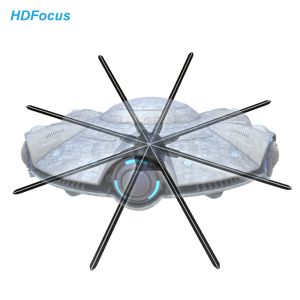 HDFocus 150cm Eight Blades Hologram 3d Led Fan 8 Wings Wifi 3d Holographic
