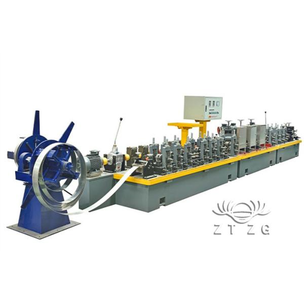 Buy PLC control Hollow 201 304 Stainless Steel Pipe Making Machine 1-15m/min at wholesale prices