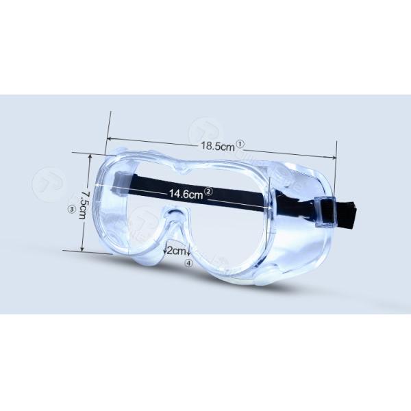 Anti Fog Splash Proof Glasses Eye Protective Goggles ROHS Certificates