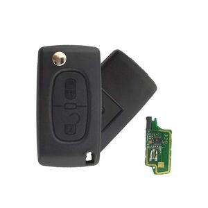 2 Buttons Remote Flip Auto Key Fob CE0536 433Mhz 46 Chip PCF 791