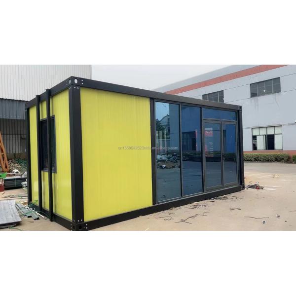Customized Color 20ft Prefabricated Flat Package Bulk Container Frame House for Migrant Workers on Construction Site