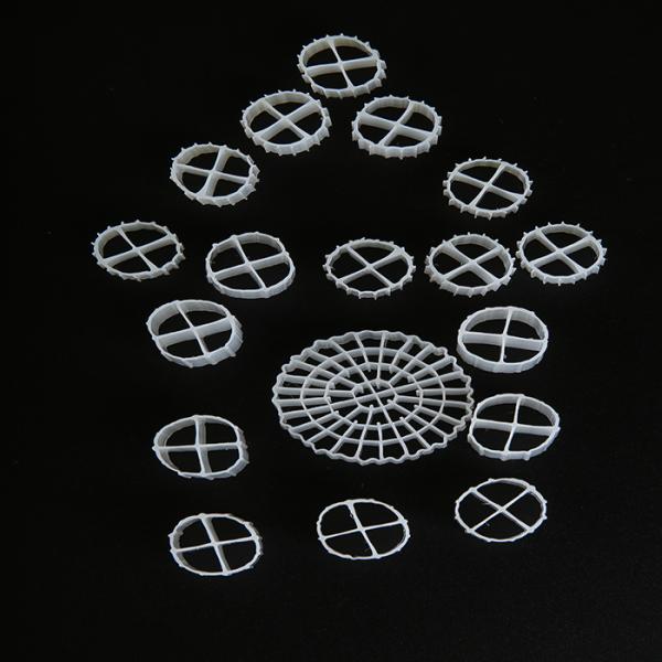 25mm X 10mm Size Plastic Filter Media Virgin HDPE Material MBBR Bio Balls