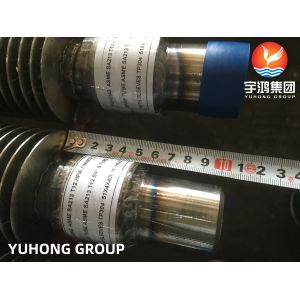 Solid Welded Finned Tubes ASME SA213 Material T12 For Power Generation