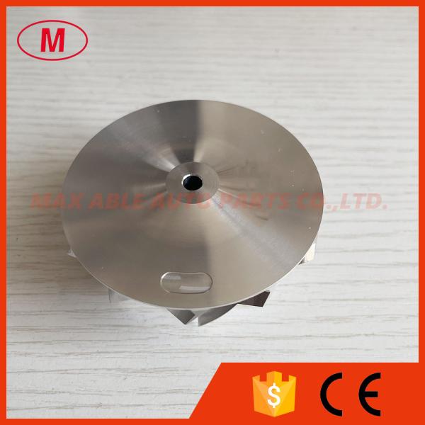 TD04H reverse 54.35/68.00mm 6+6 blades Turbocharger milling/aluminum 2618/billet compressor wheel