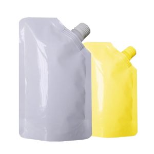 Stand Up Clear Plastic Packaging Bags with Spout