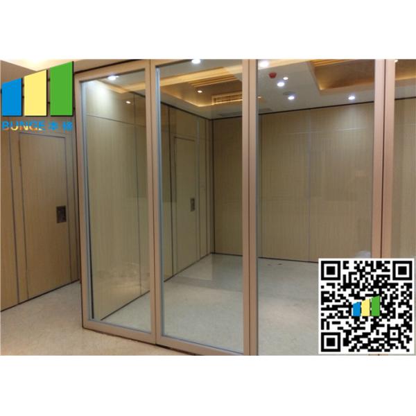 Buy Sliding Aluminum Glass Partition Wall , 10mm Tempered Glass Wall Partition at wholesale prices