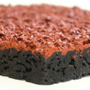 Rubber Granules Athletic Running Tracks With Breathable Spray Coating System