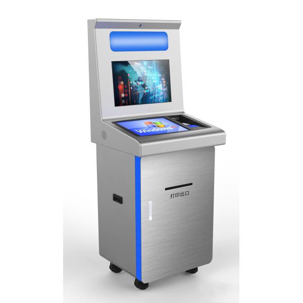 Buy Intel Core I3 CPU Free Standing Machines , 665mm*500mm*1680mm.  OEM &ODM Cashless Digital Payment Terminal. at wholesale prices