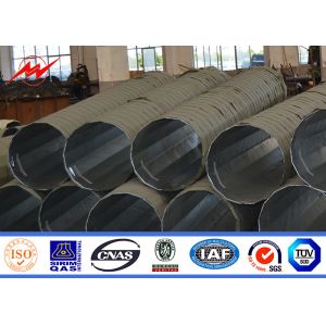 China Polygon 12m ASTM A123 Galvanizing Steel Tubular Pole 69KV on sale