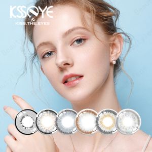 Quality Color Enhancing Prescribed Doll Eyes Gray Contact Lens 14.2 for sale