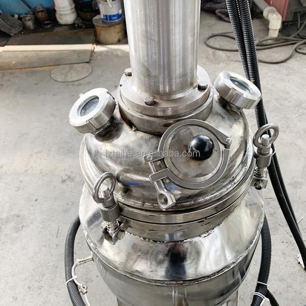 500L Ball Valve Discharge Stainless Steel Chemical CSTR Reactor for Retail Industry