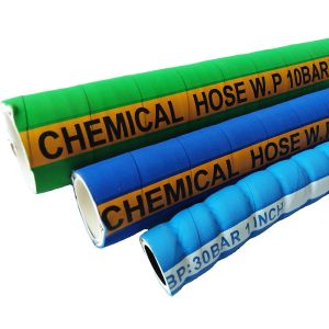 China Rubber PVC Chemical Hose Pipe With Steel Wire Spiral on sale