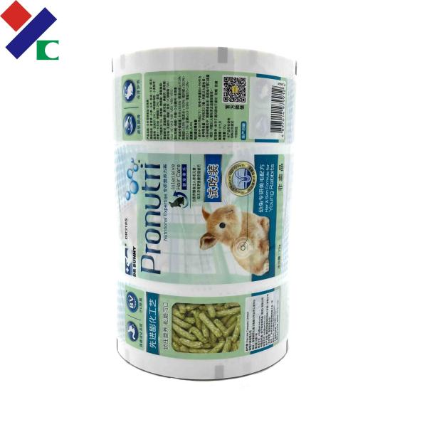 Laminated Printed Food Packaging Film Roll 76mm Core 30 Micron