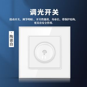 Socket Accessories Industrial Heat Resistant Plastic Electrical Dimming Switch