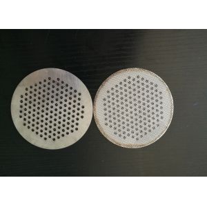 Quality Stainless 2 Layers Porous Fine Wire Mesh Filter Disc Round Shape In Stock for sale