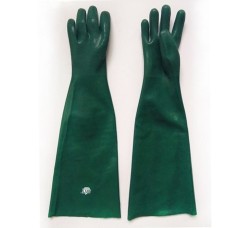 China Automotive Industry Oil Resistant Gloves Green Color Long Service Life on sale