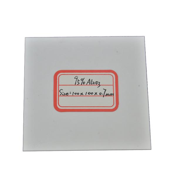 99% Alumina Ceramic Plate High Temperature Resistance 3000MPa Compressive