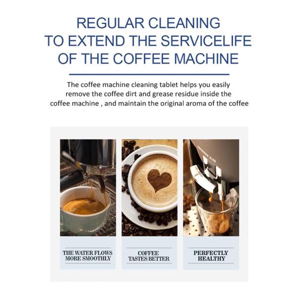 50%-80% Active Ingredient Super Coffee Machine Cleaning Tablet for Commercial Needs