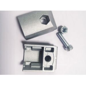 External Connection Aluminum Tube Fitting Claw Pattern Sandblasted AL-7