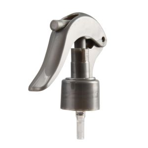 Ribbed Collar Mini Spray Pump Trigger For Spray Bottle With Lock Button