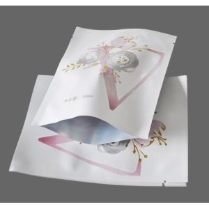 Custom Printed laminated plastic cosmetic sample sachet biodegradable facial