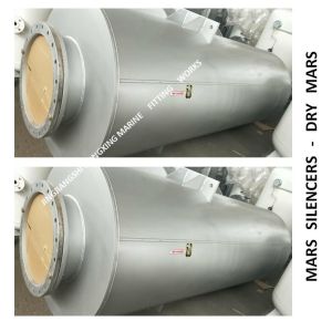 Q235-A carbon steel material marine muffler, marine spark extinguisher, marine