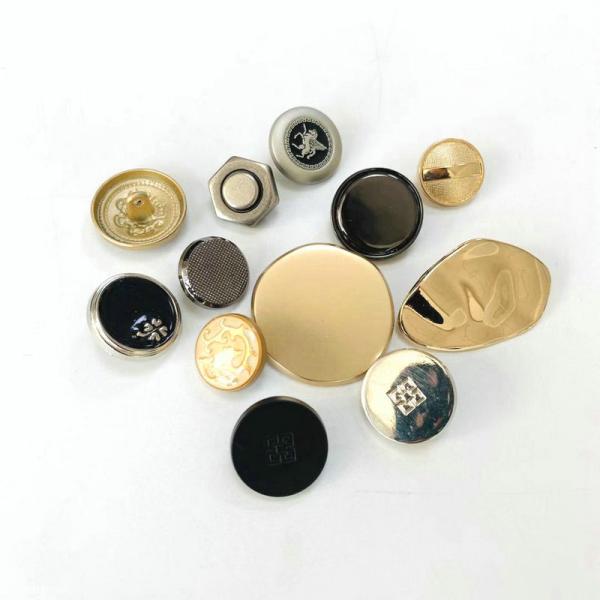 Wholesale Custom Brand Metal Garment button Custom Made Metal Buttons for Lady Coat