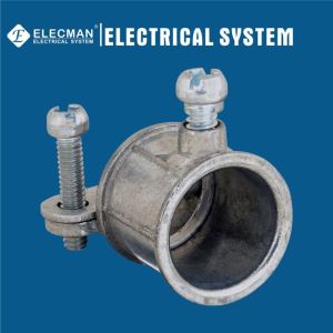 Zinc Die Cast Combination EMT to Flex Couplings Two Screw Squeeze Type