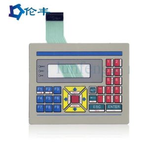 Glossy Surface Flat Buttons PET Membrane Switch Keypad 3M467