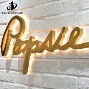 Multifunctional sign with back lifht rimless channel letter frontlit