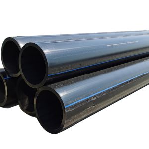 Black PE Water Supply Plastic Pipe HDPE Culvert For Irrigation