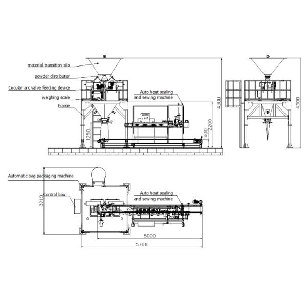 Weighing Type Chemical Packaging Machine Packing Speed 300bags/hour SS304 Material
