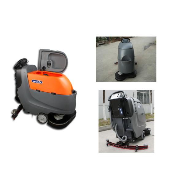 Buy Automatic Commercial Floor Scrubber Cleaner Machine Battery Operated Manual Push at wholesale prices