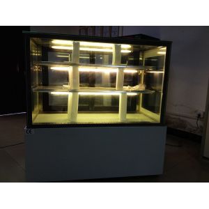 Luxury Square Style Cake Display Freezer 1800 X 650 X 1240 Low Energy Lighting