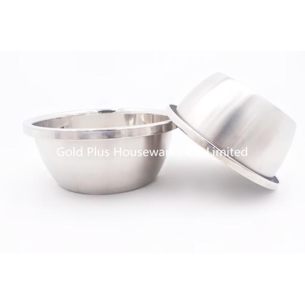 28cm 304 Stainless Steel Basin Kitchenware Food Grade Round Deep Mixing
