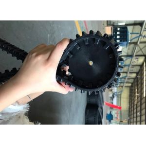 1.25kg High Friction Robot Rubber Tracks Easy To Change Size 50 X 25 X 101