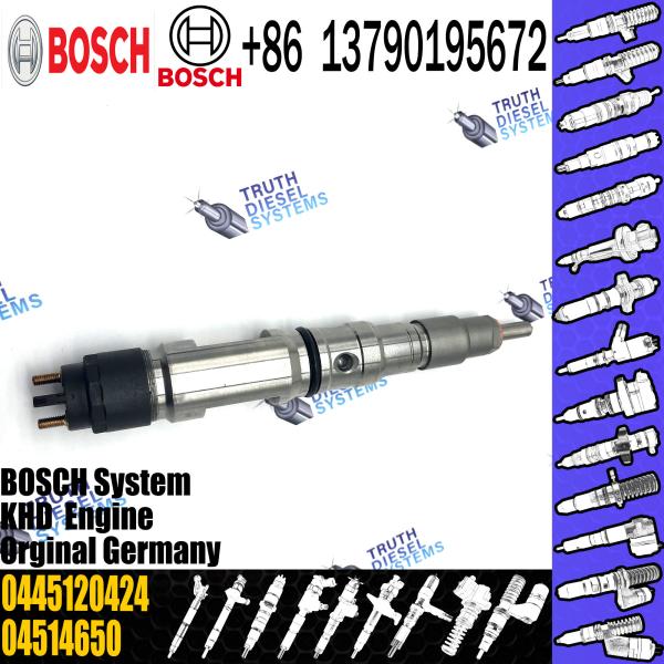 Diesel fuel Injector assembly common rail injector 0445120424 for diesel engine